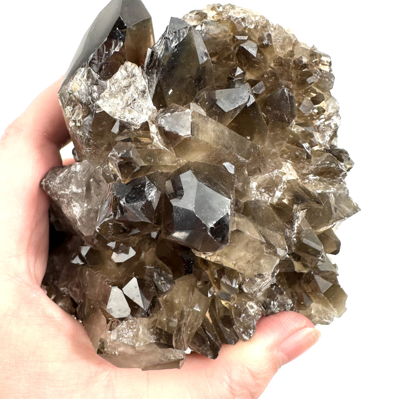 Rgkvarts klynge p stativ A