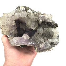 Blomster og stort Ametyst klynge A1