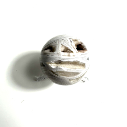 Hvid Agat/ Freds Agat kugle A 