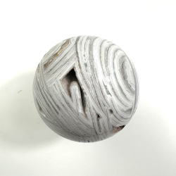 Hvid Agat/ Freds Agat kugle B 