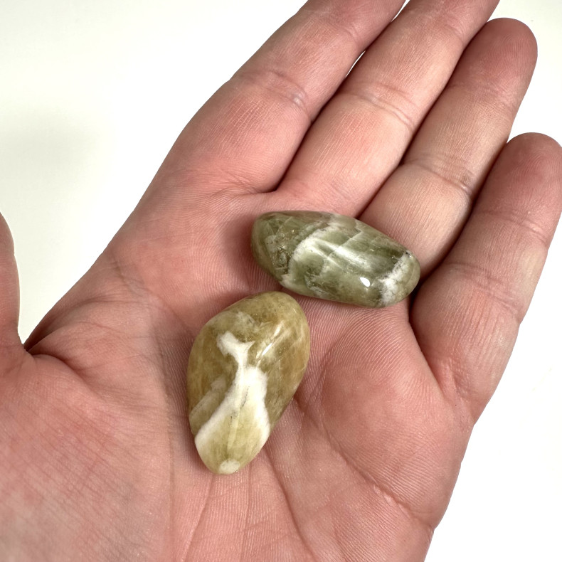 Grn Ametyst Lommesten 