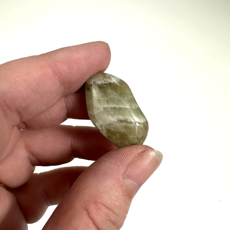 Grn Ametyst Lommesten 