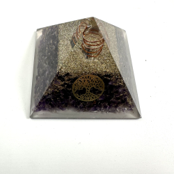 Ametyst i Orgone Pyramide 