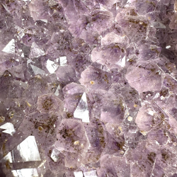 Ametyst klynge m Guld A 