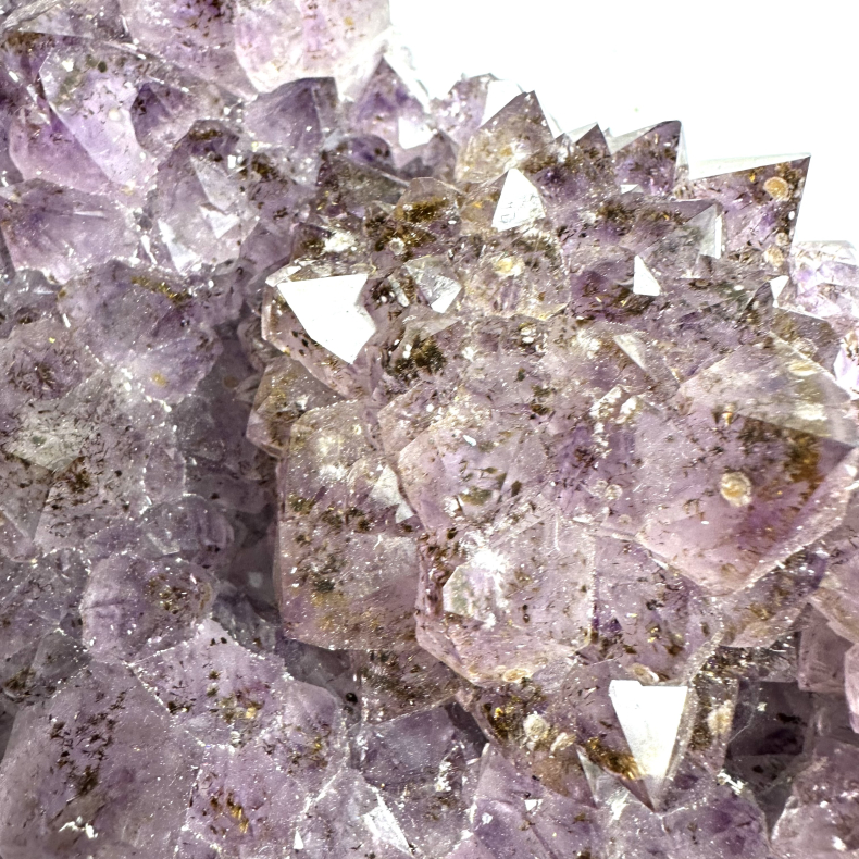 Ametyst klynge m Guld A 