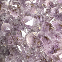 Ametyst klynge m Guld A 