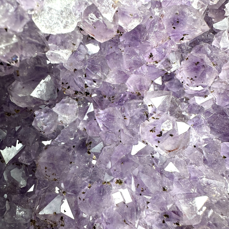 Ametyst klynge m Guld B 