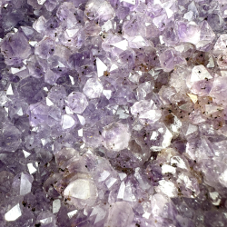 Ametyst klynge m Guld B 