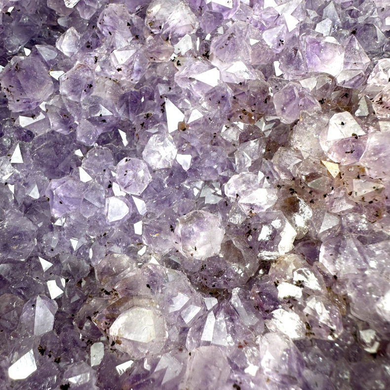 Ametyst klynge m Guld B 