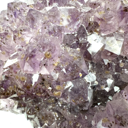 Ametyst klynge med Guld C 