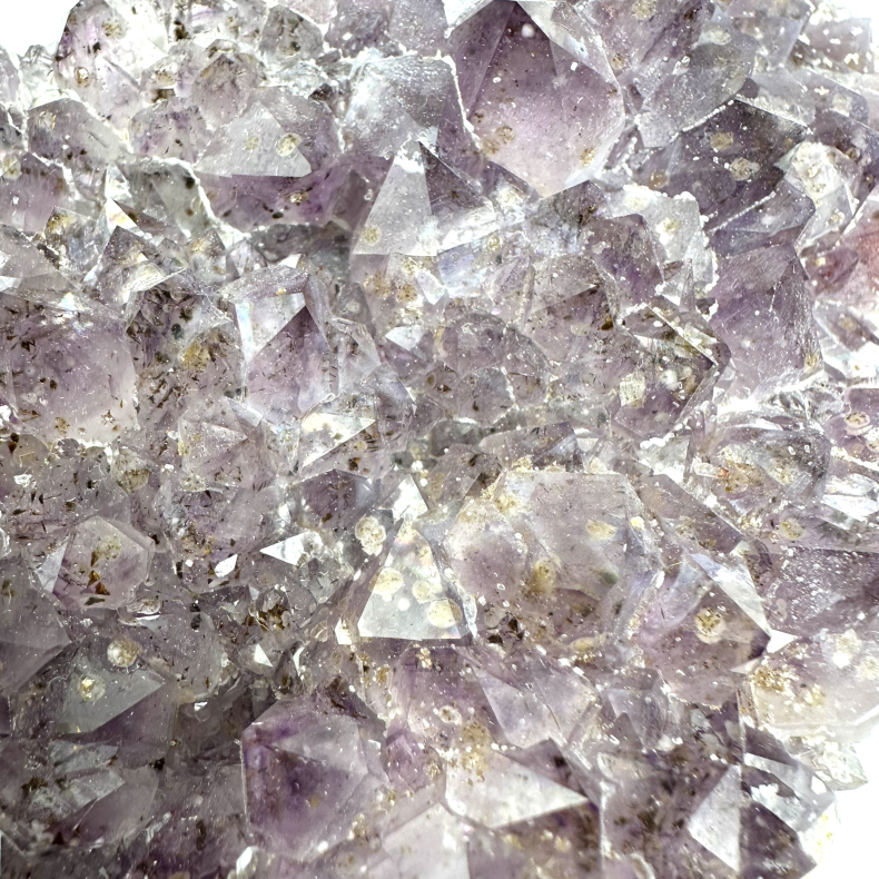 Ametyst klynge med Guld C 