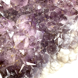 Ametyst klynge med Guld C 