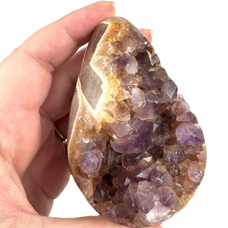 Ametyst og Brnd Citrin, g 