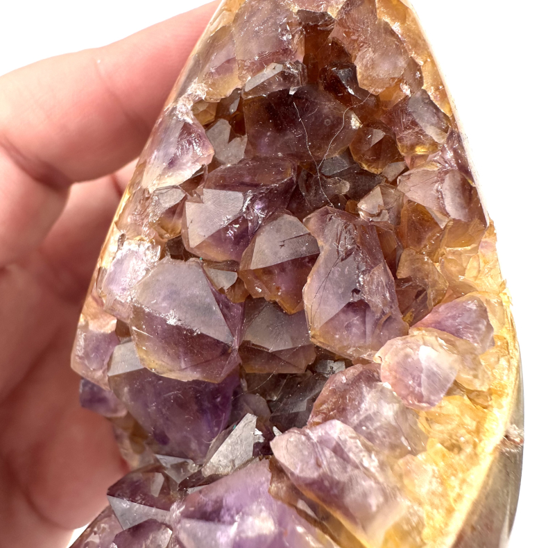 Ametyst og Brnd Citrin, g 