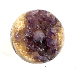Ametyst og Brndt Citrin, kugle 