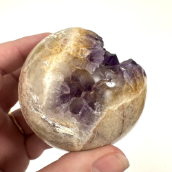 Ametyst og Brndt Citrin, kugle 