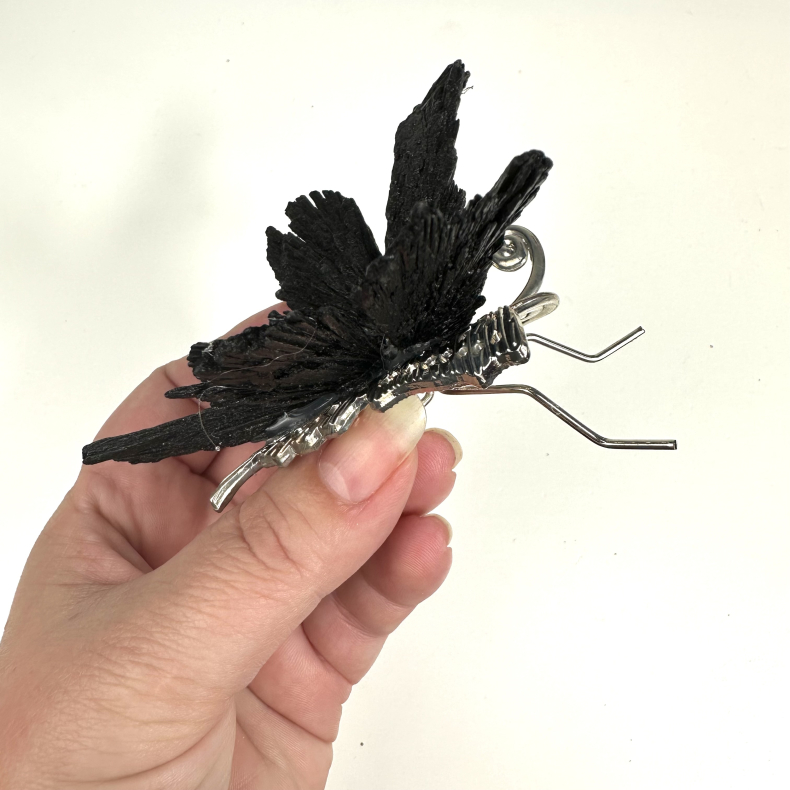 Sort Turmalin sommerfugl 