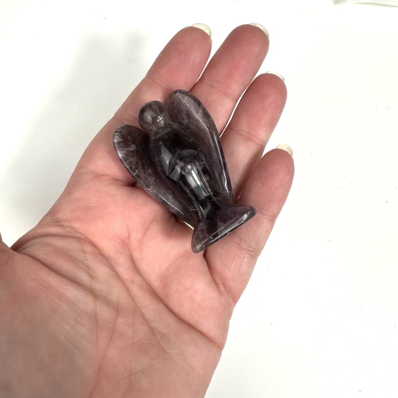 Ametyst engel mellem 