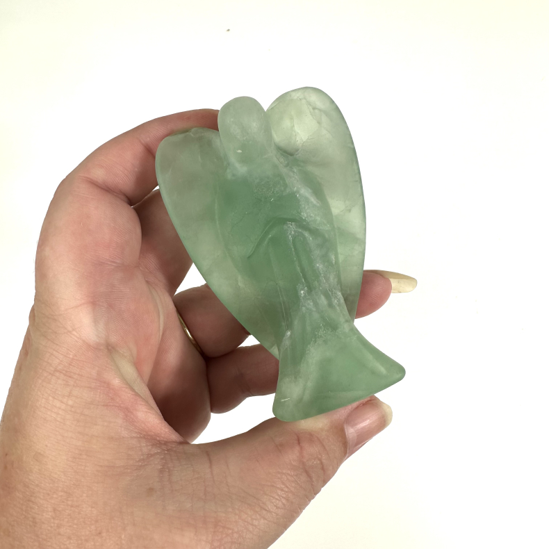 Grn Fluorit Engel 