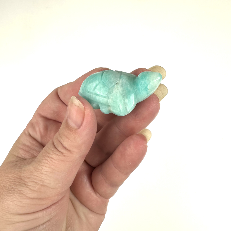 Amazonit Skilpadde lille 