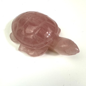 Rosakvarts skildpadde stor 