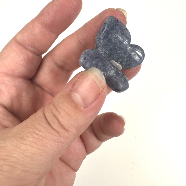 Bl Aventurin sommerfugl 