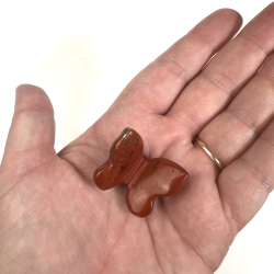 Rd jaspis sommerfugl 