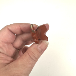 Rd jaspis sommerfugl 