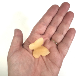 Gul Calcit sommerfugl 