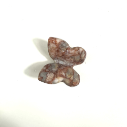 Rd Vein Jaspis sommerfugl 