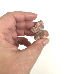 Rd Vein Jaspis sommerfugl 