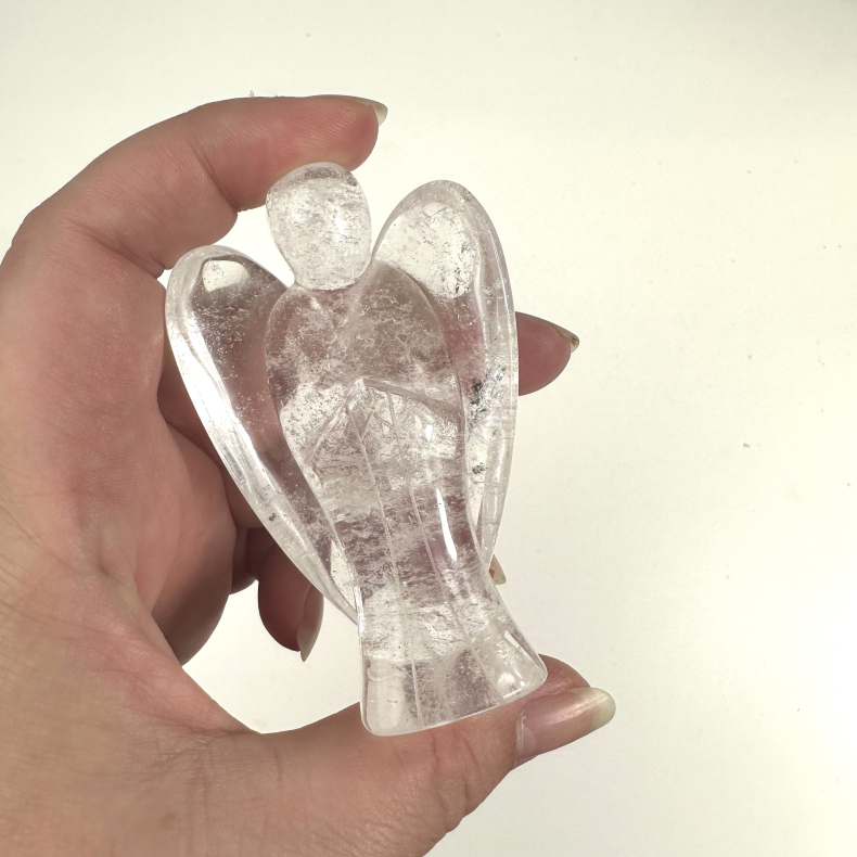 Bjergkrystal Engel stor 