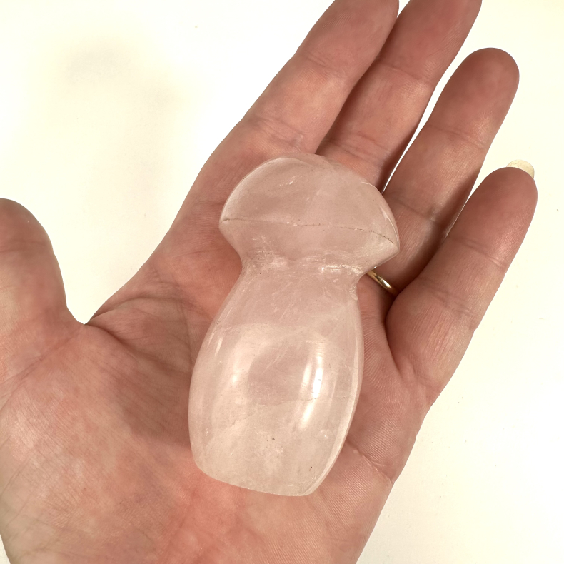 Rosakvarts svamp lille 