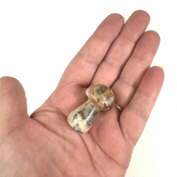 Natur Agat svamp lille 