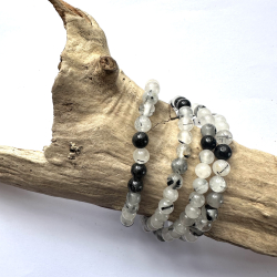 Turmalin Kvarts, Armbnd 6mm