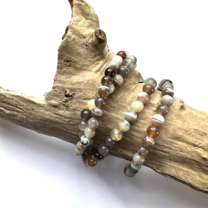 Botswana agat, Armbnd 6mm