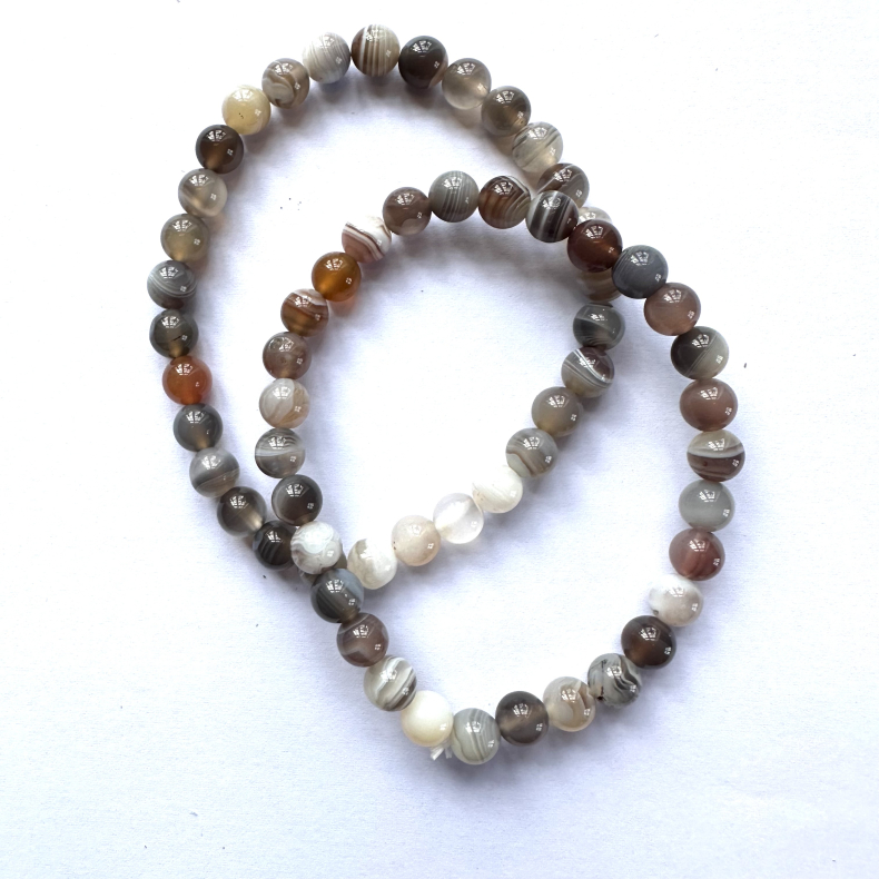 Botswana agat, Armbnd 6mm