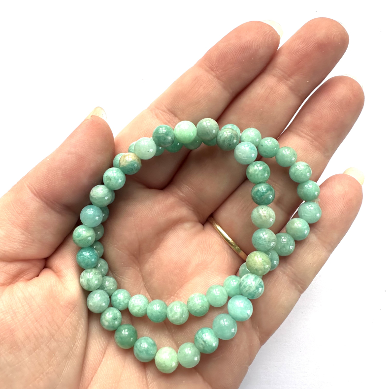 Amazonit, Armbnd 6mm