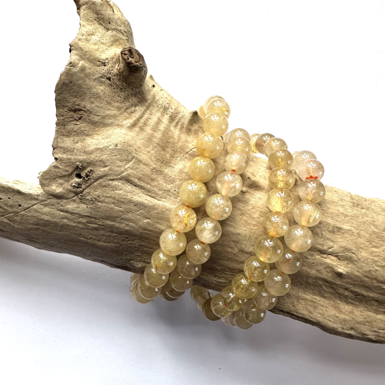 Rutilkvarts, Armbnd 6mm