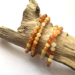 Gul jade, Armbnd 6mm