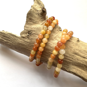 Gul jade, Armbnd 6mm