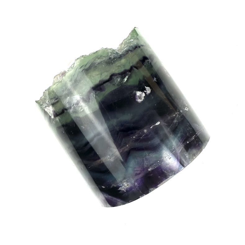 Regnbue Fluorit cylinder 