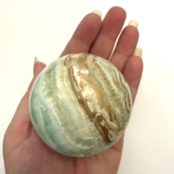 Caribisk Calcit kugle A 