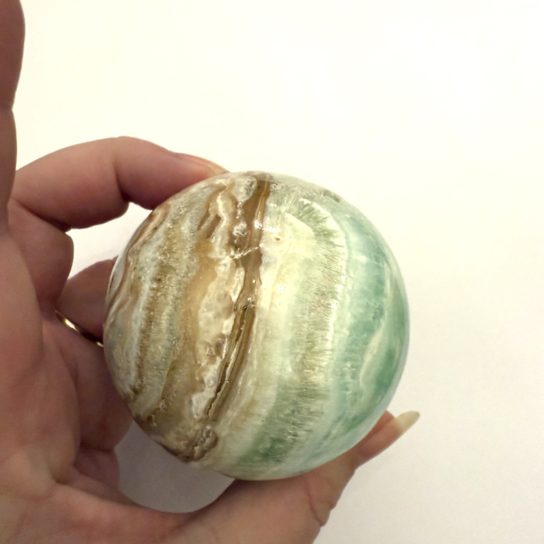 Caribisk Calcit kugle A 