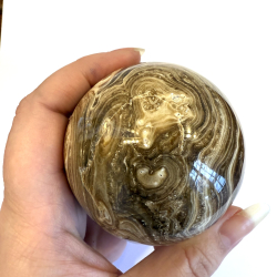 Chokolade Calcit kugle A 