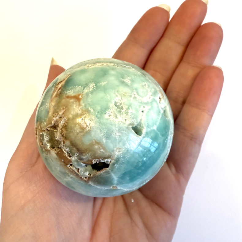 Caribisk Calcit kugle J