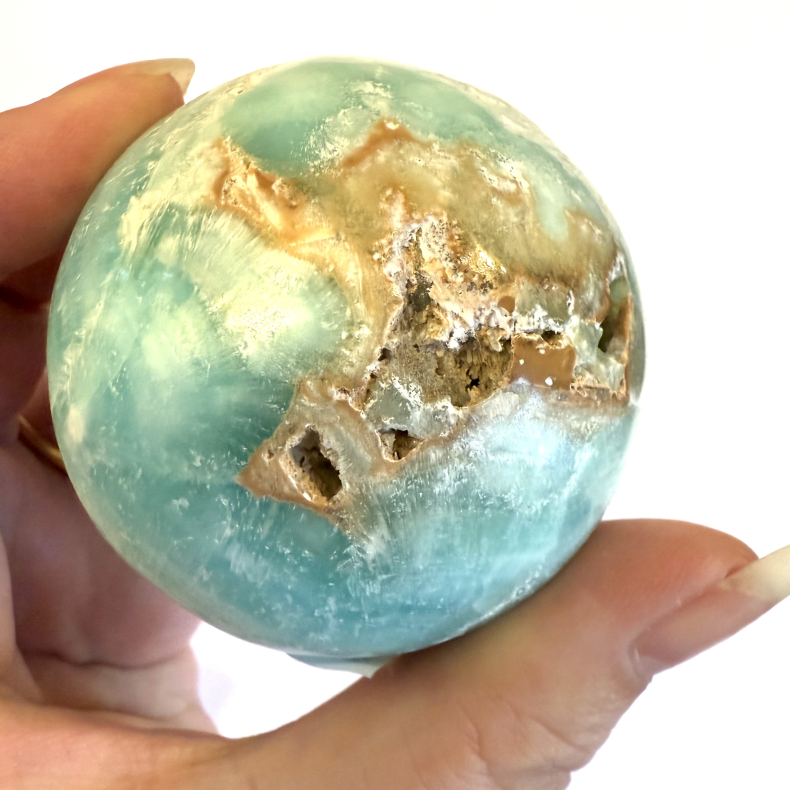 Caribisk Calcit kugle J