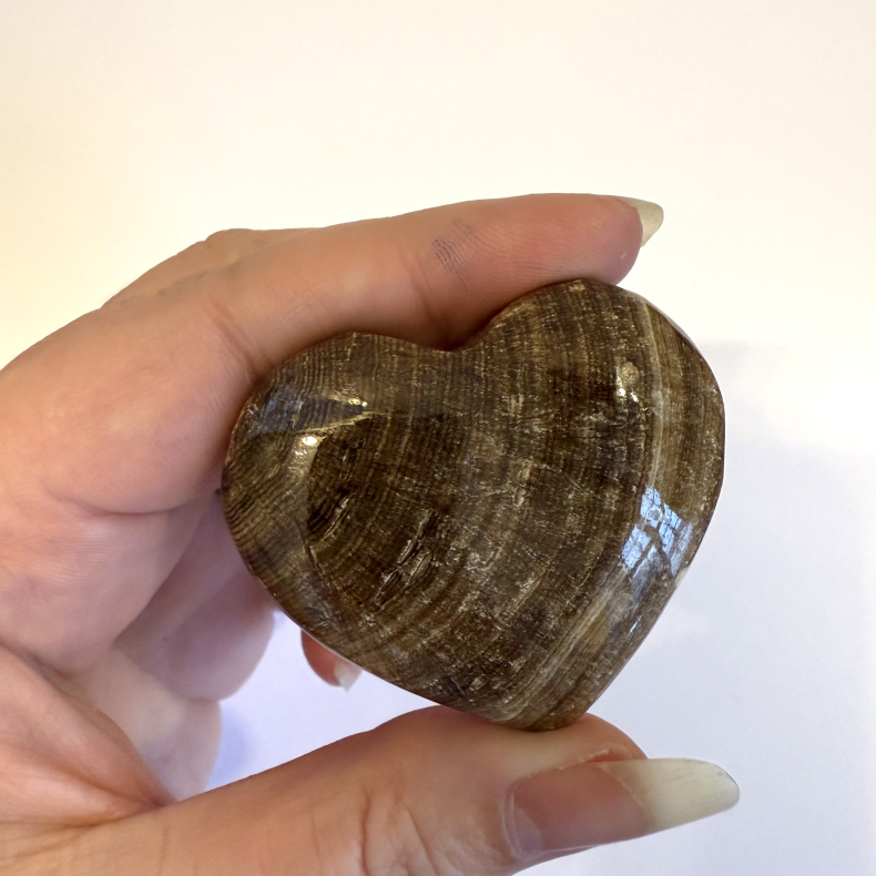 Chokolade Calcit hjerte B