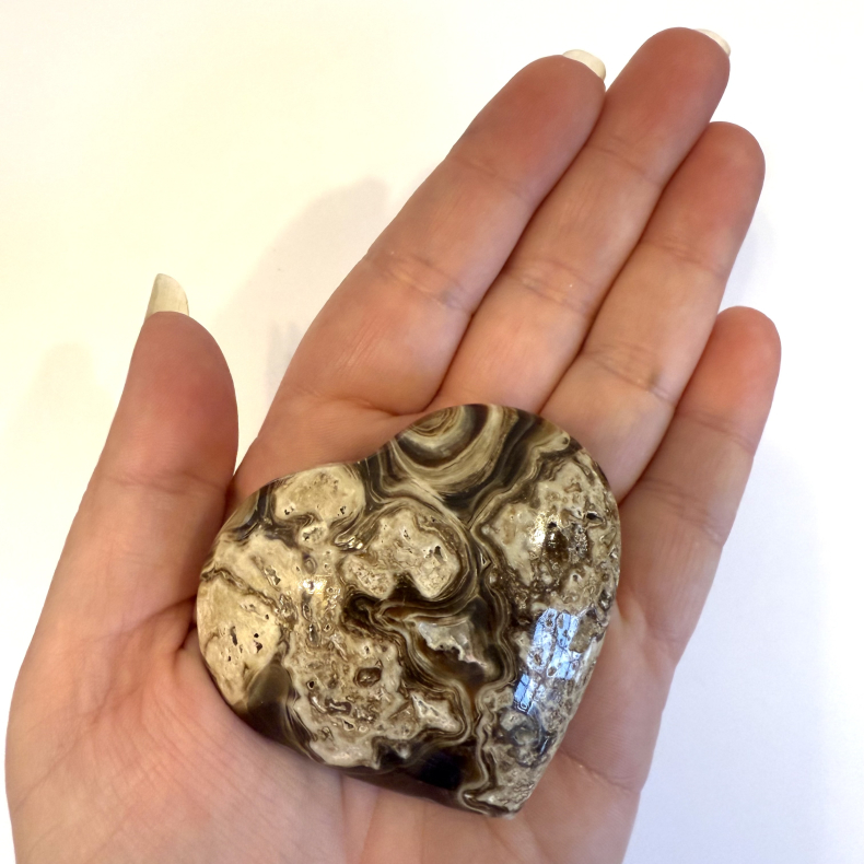 Chokolade Calcit hjerte A 