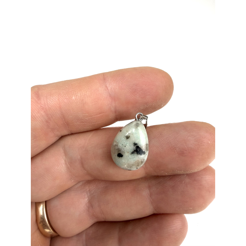 Kiwi jaspis vedh�ng 